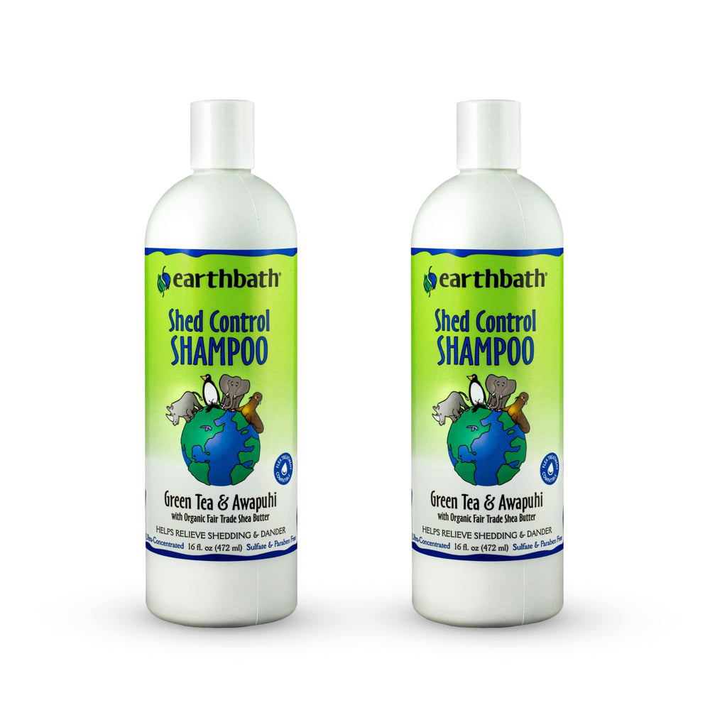 earthbath control de muda para perros y gatos, reduce la caída del pelo