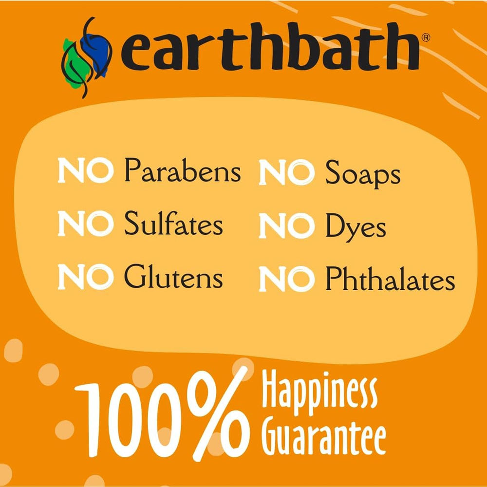 Uso diario seguro para mascotas mayores de 6 semanas con earthbath.