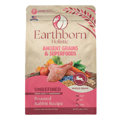 Earthborn Holistic conejo asado con granos antiguos para perros