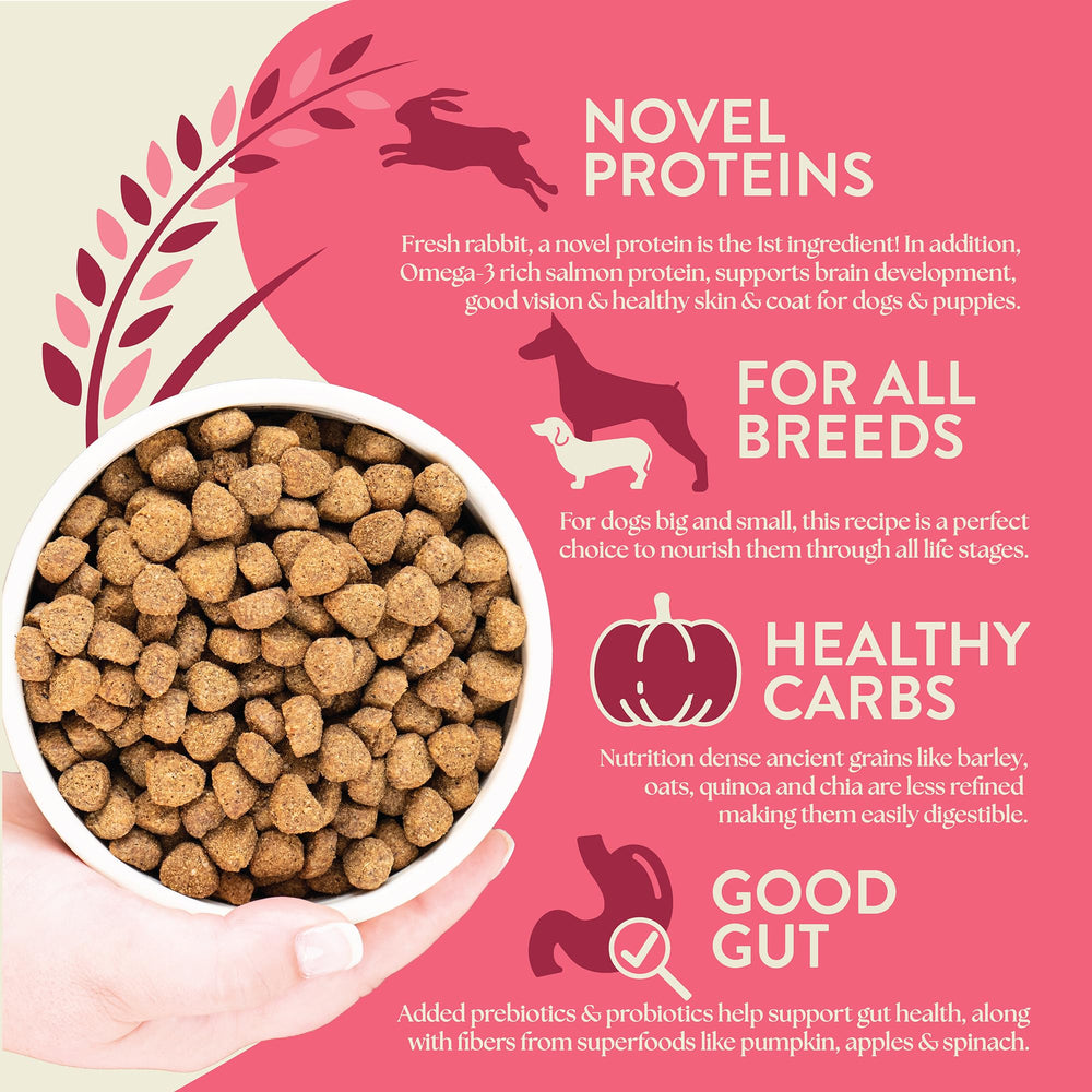 Earthborn Holistic granos antiguos quinoa y avena para digestión suave
