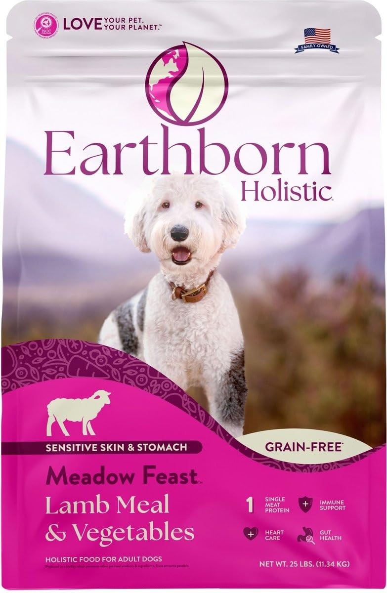 Earthborn Holistic Meadow Feast, saco de alimento seco para perros, ideal para estómagos sensibles