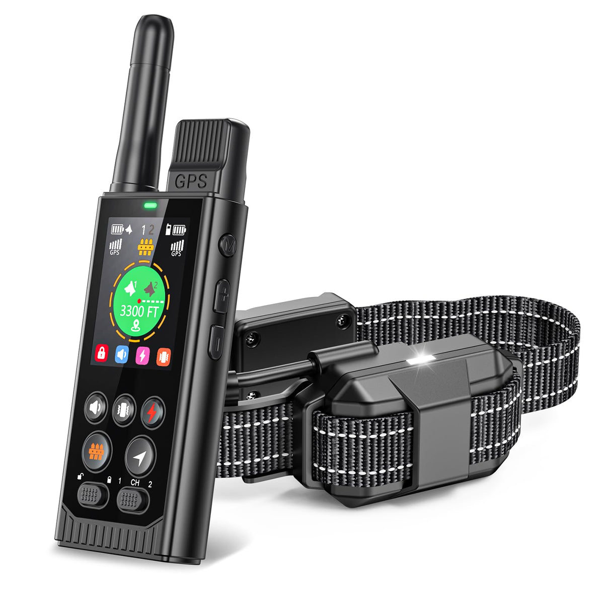 Easehope cerca GPS sin suscripción mostrando perímetro seguro al aire libre