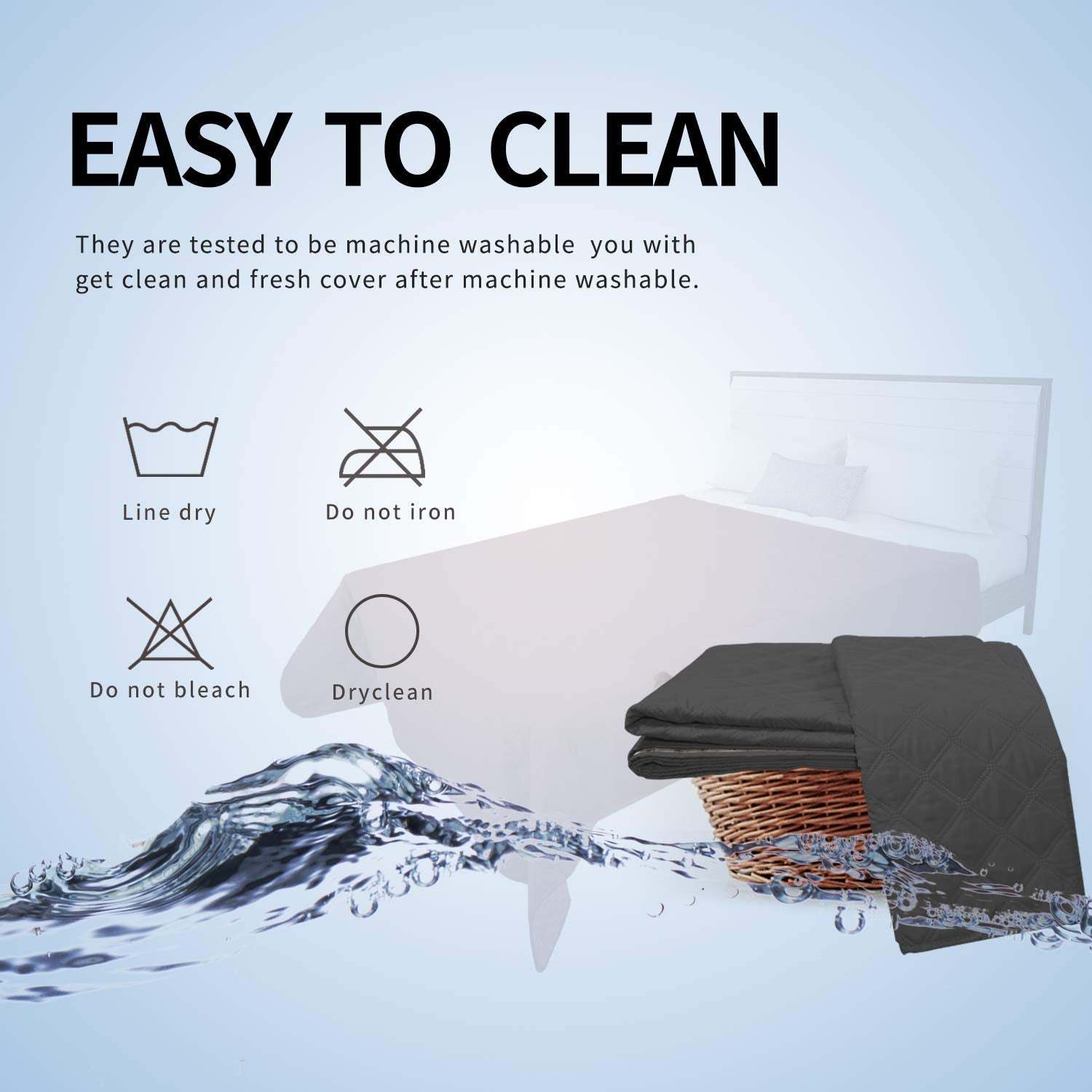 Easy-Going diseno-durable poliester impermeable protege contra derrames.