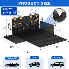 EasyHaWei alfombrilla-maletero-resistente-agua protege contra agua y mugre