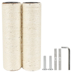 ECCIBOUN poste sisal M8 25 cm, ideal para rascar y entretener gatos