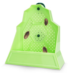 Eckpo tazón montado en pared evita fugas para terrario.