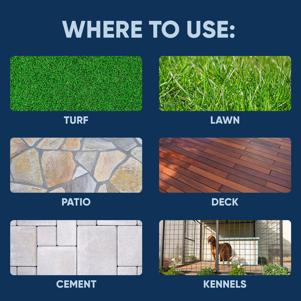 Eco Strong: uso en patio exterior para superficies y césped
