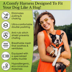 EcoBark arnés eco-amigable con correas recicladas y duradero