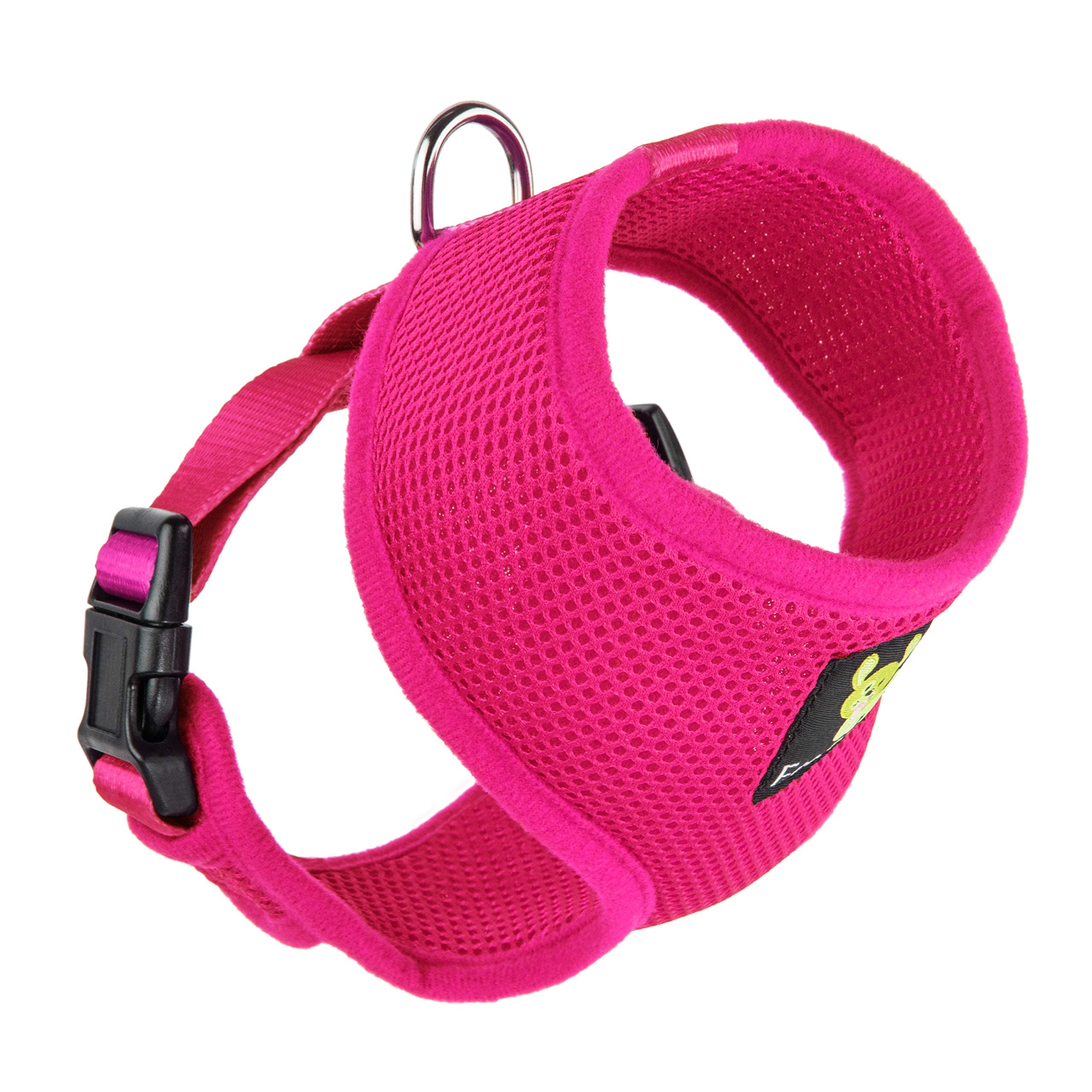 EcoBark Arnés detalle de ajustes para confort seguro.
