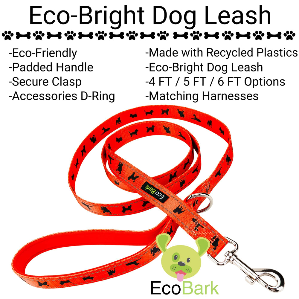 EcoBark correa perro color azul cielo para estética y visibilidad