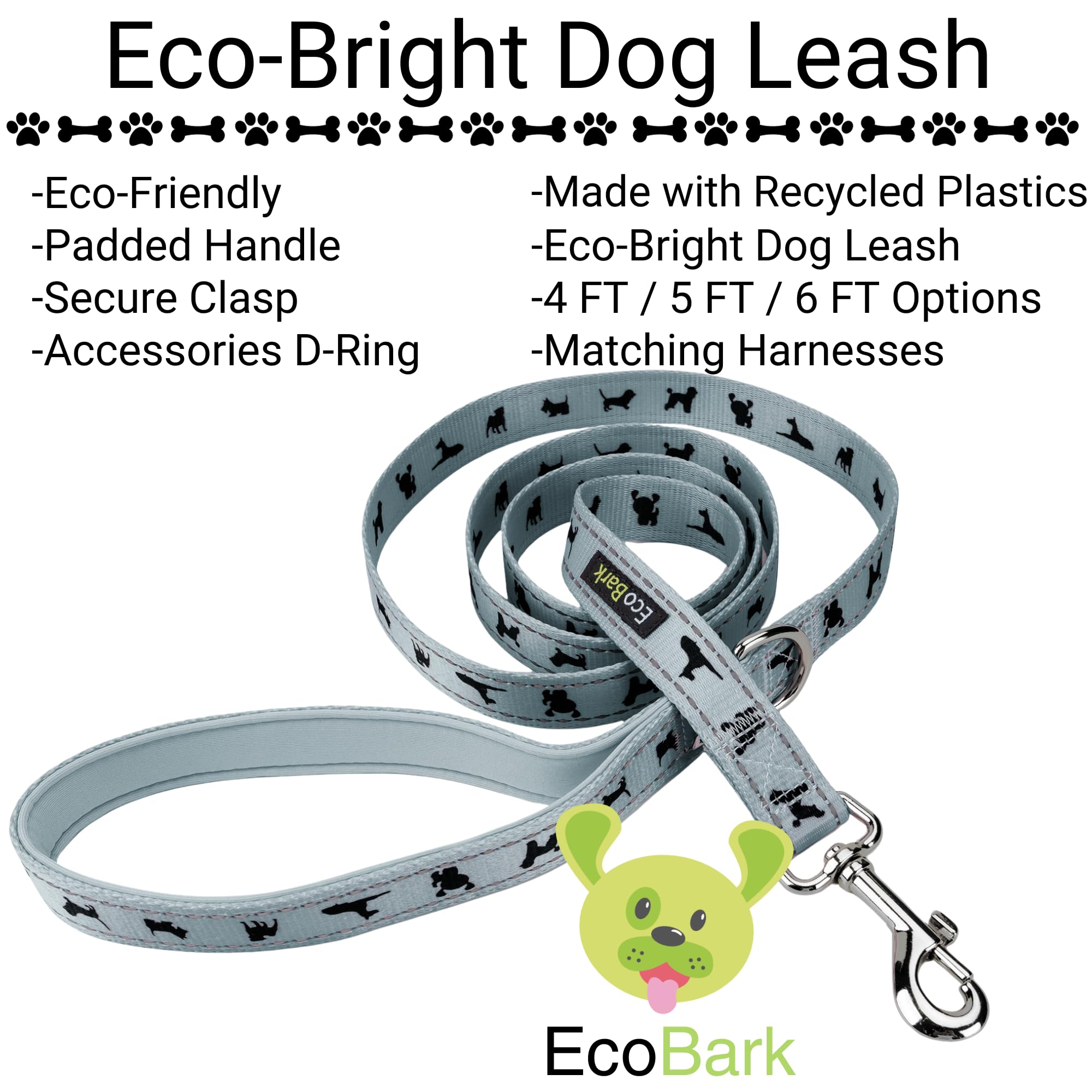 EcoBark correa robusta y duradera para perros activos.