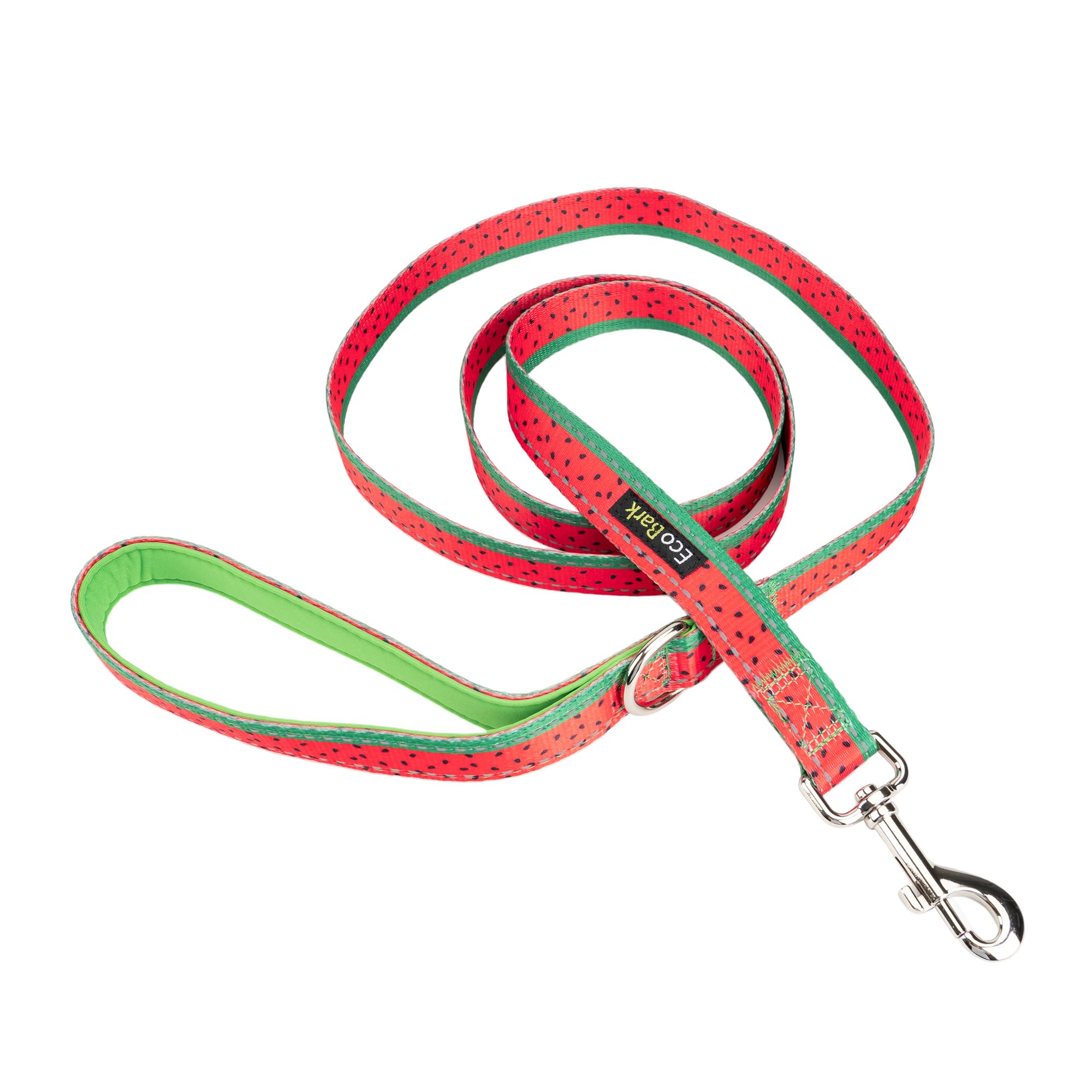 EcoBark correa para perro fabricada con materiales reciclados, opción ecológica para paseos.