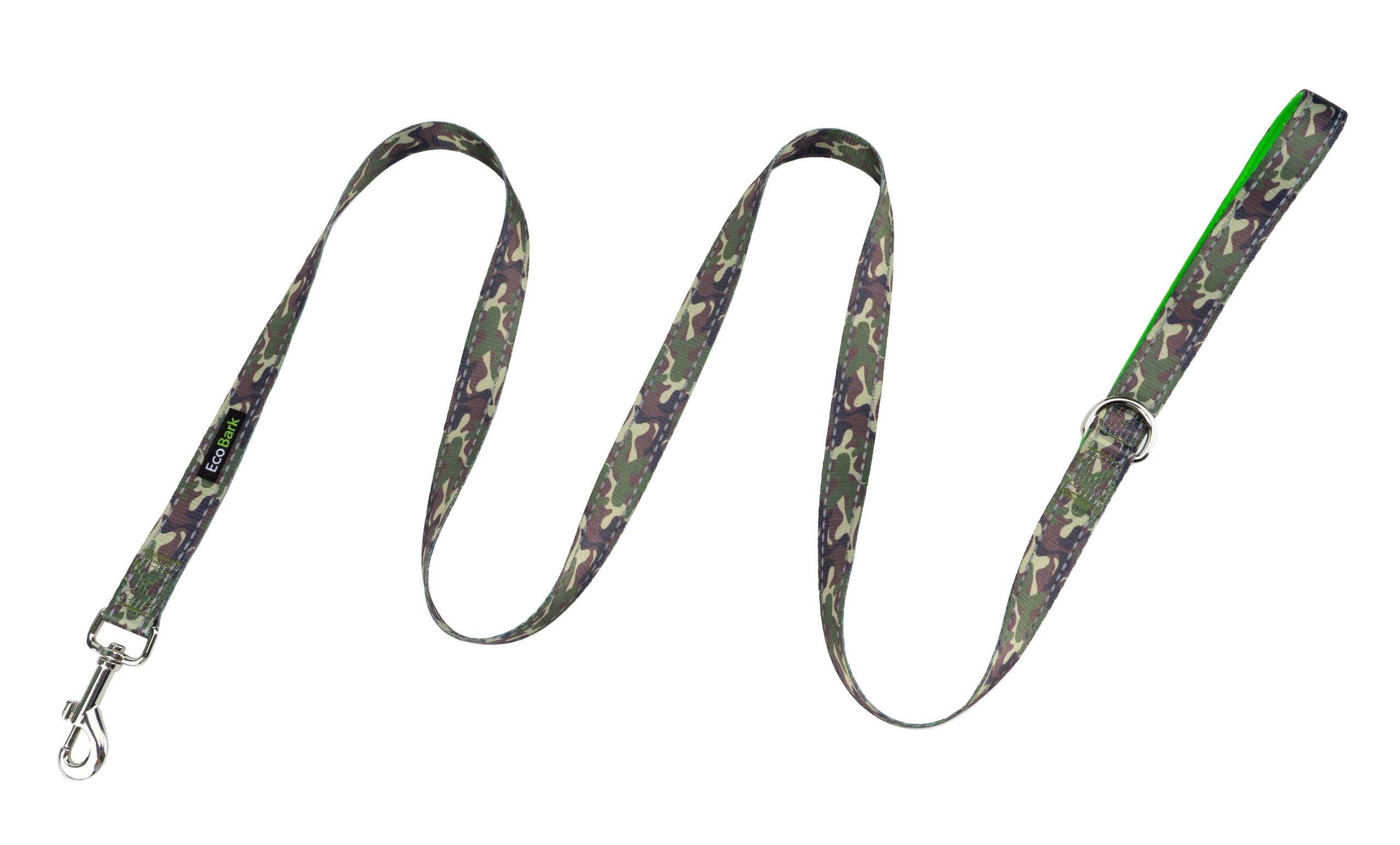 EcoBark correa reflectante acolchada en camuflaje para paseos