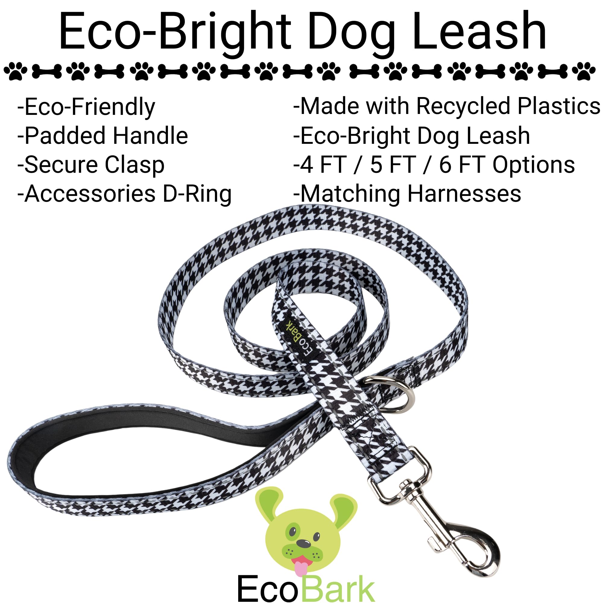EcoBark correa perro talla ajustada, sirve para razas pequeñas a grandes