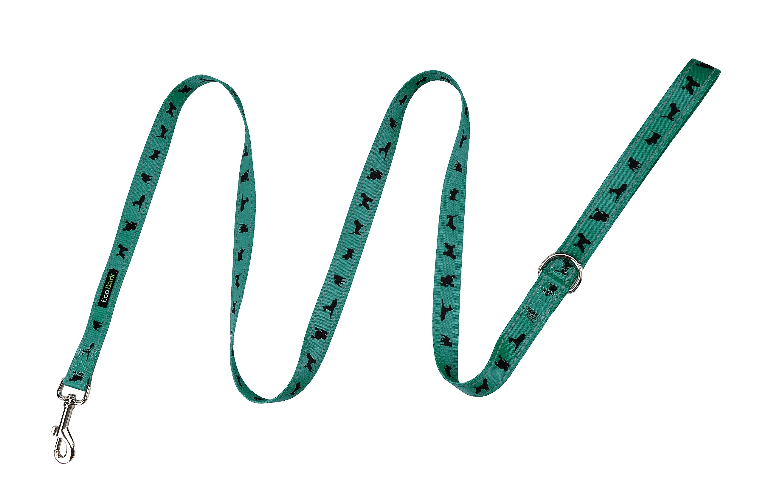 EcoBark correa verde bosque ideal para entrenamiento y paseos