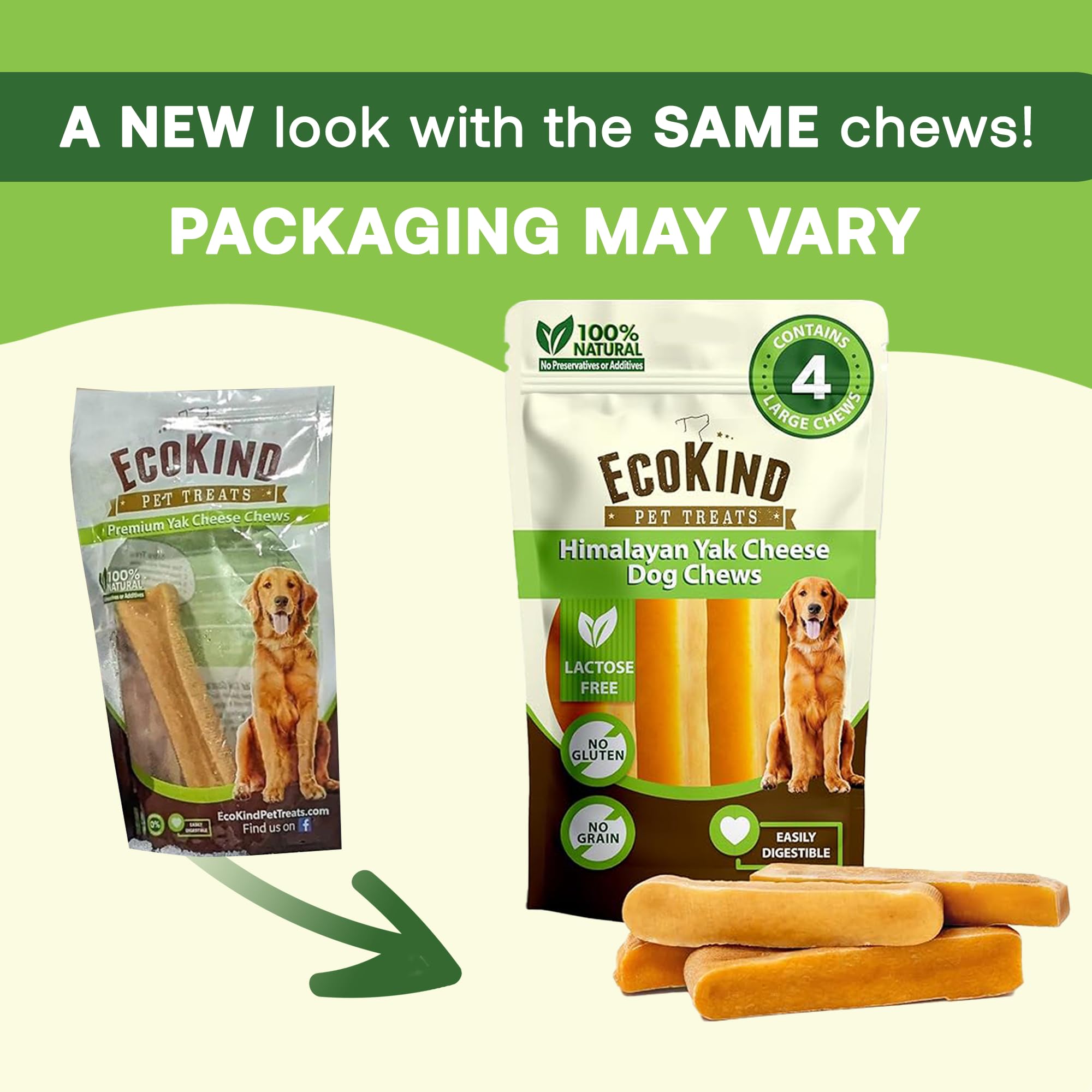 EcoKind Premium Gold Yak Chews: almacenamiento recomendado para sabor fresco