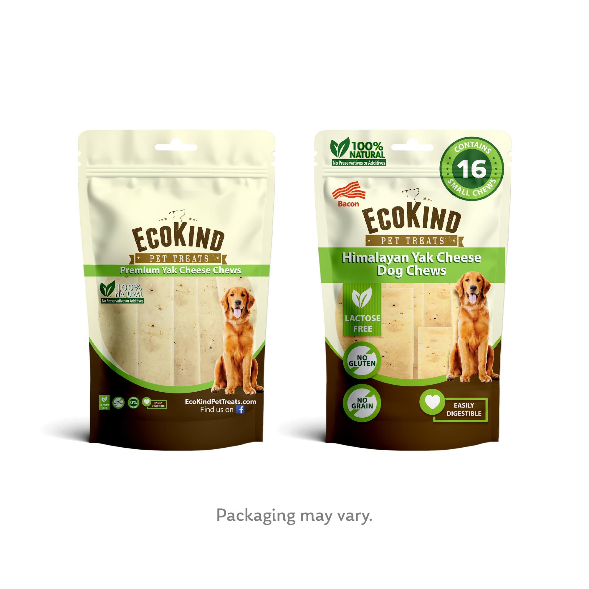EcoKind Queso de Yak: tamaño 6-8 pulgadas para mantener al perro ocupado.