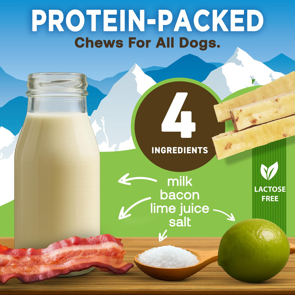 Palitos EcoKind Yak Chews de 6-8 pulgadas para masticación prolongada