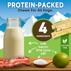 Palitos EcoKind Yak Chews de 6-8 pulgadas para masticación prolongada