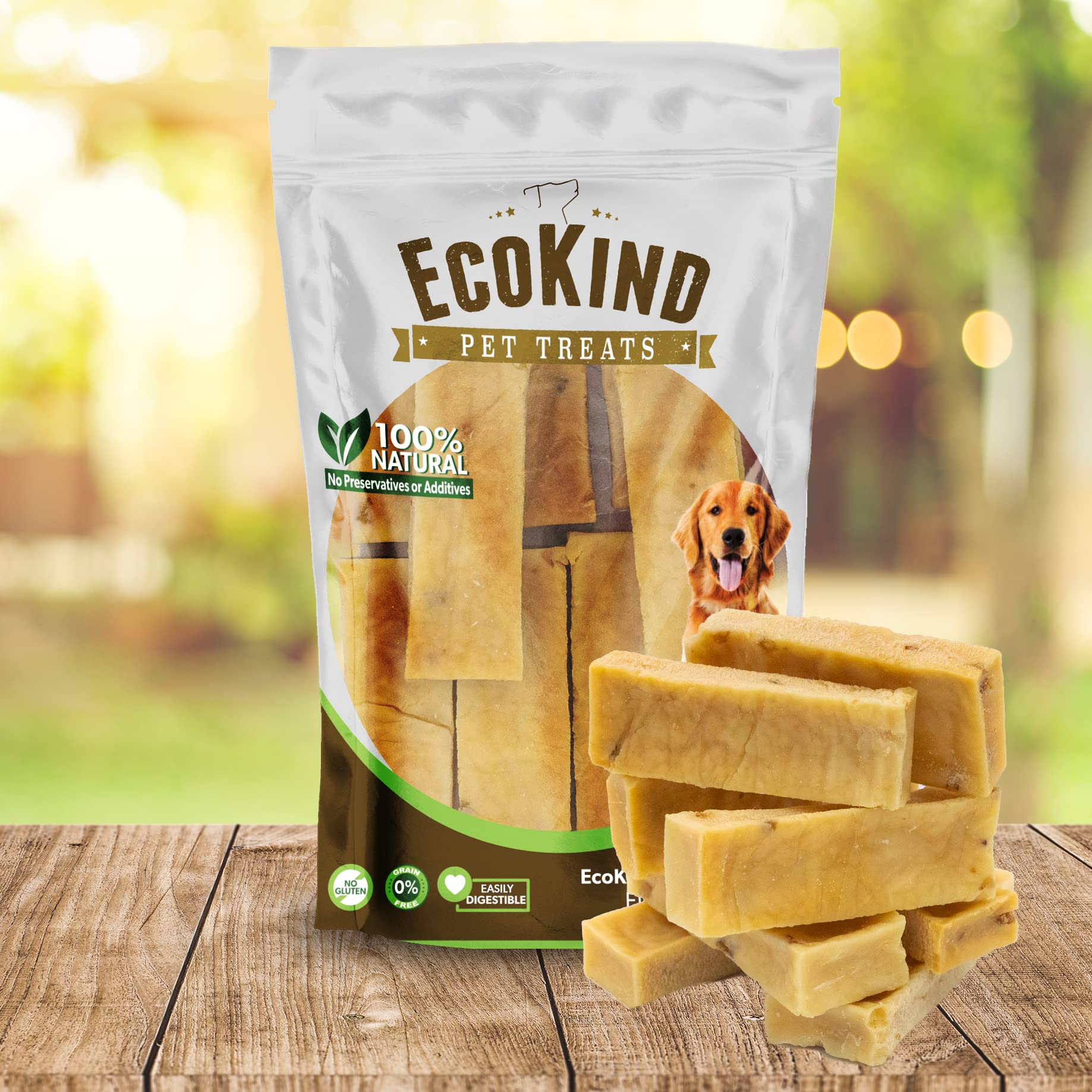 EcoKind Yak Chews ideal para razas pequeñas durante el juego