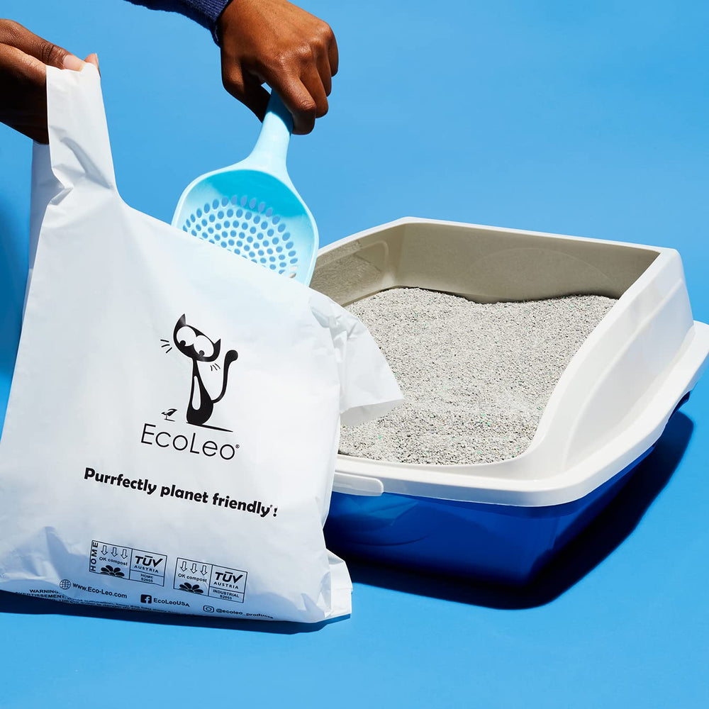 EcoLeo bolsas litter gato gruesas: ideales para grumos pesados y manejo limpio