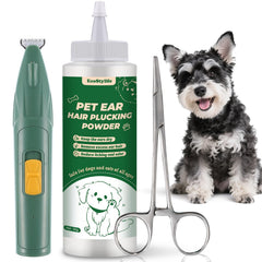 EcoStylife polvo de orejas para perros de 30 g, absorbe humedad y ayuda a mantener limpio.