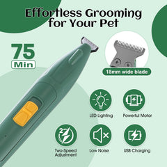 EcoStylife tijeras orejas perro serradas 5-5 pulgadas: eliminación eficiente del vello.