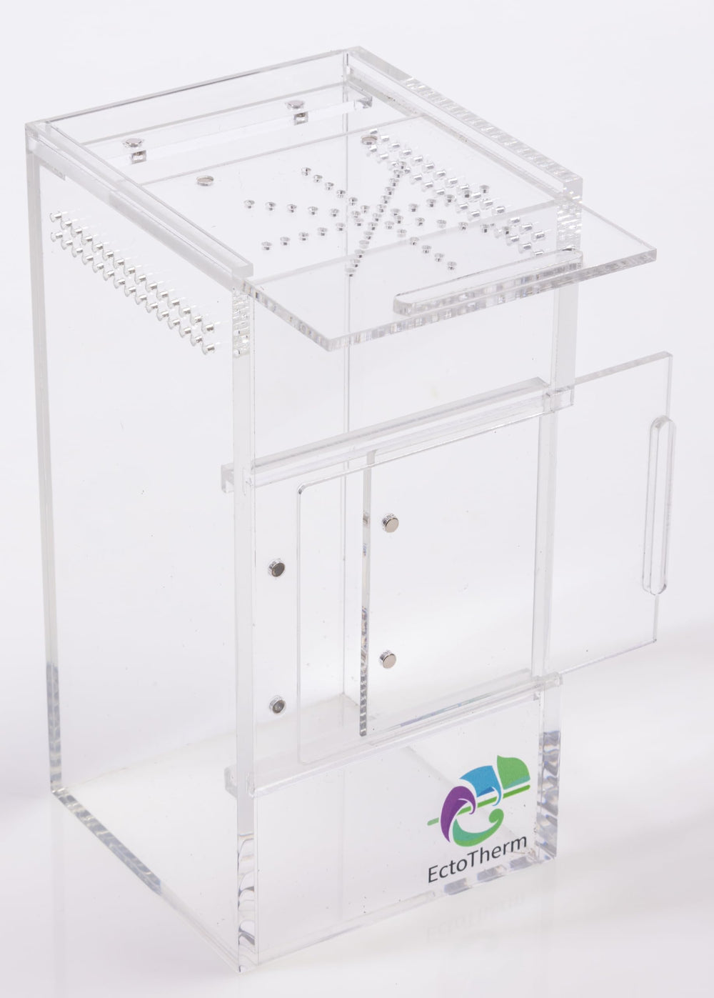 Diseño único de EctoTherm con puertas deslizantes duales para acceso selectivo.