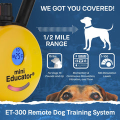 Mando remoto Educator ET-300 para sesiones de adiestramiento eficientes