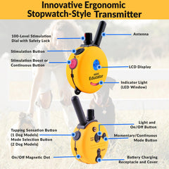  Educator transmisor reloj-cronómetro ergonómico para sujeción cómoda.