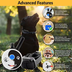 Receptor mini impermeable Educator Zen-300 para perros pequeños y medianos
