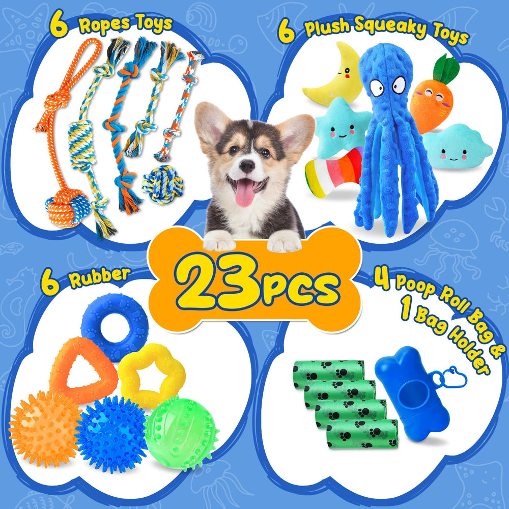 Juguetes de cuerda Eefitoys para juego de tirar y aflojar en cachorros.
