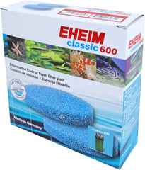 Almohadilla filtrante gruesa azul de EHEIM para Filtro Classic 2217, mejora retención de desechos