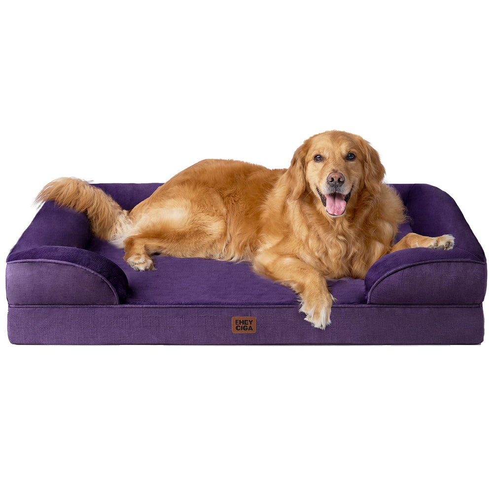 Almohadón ortopédico EHEYCIGA para perro grande con cubierta impermeable