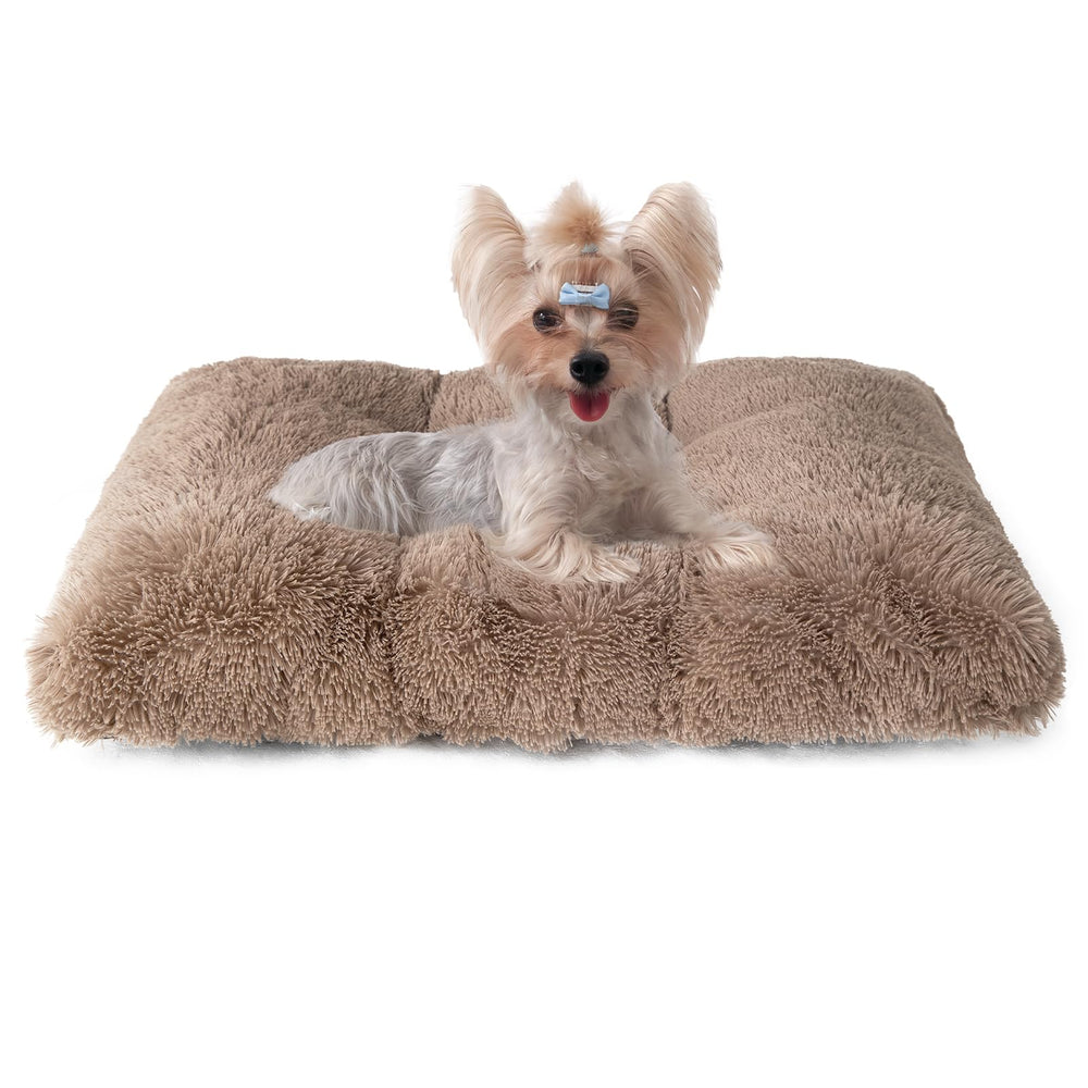 Cama para jaula de perro pequeño EHEYCIGA con pelaje suave para confort diario