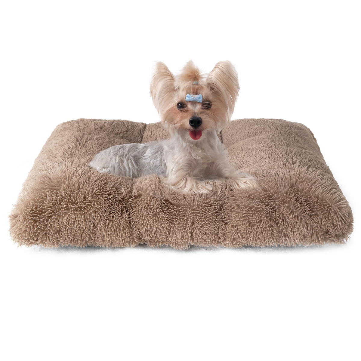 Cama para jaula de perro pequeño EHEYCIGA con pelaje suave para confort diario