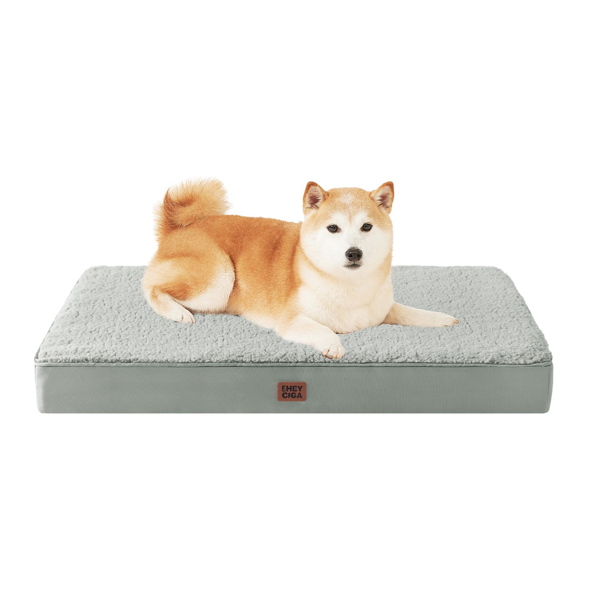Cama ortopédica EHEYCIGA para perro grande con funda lavable, higiene y confort.