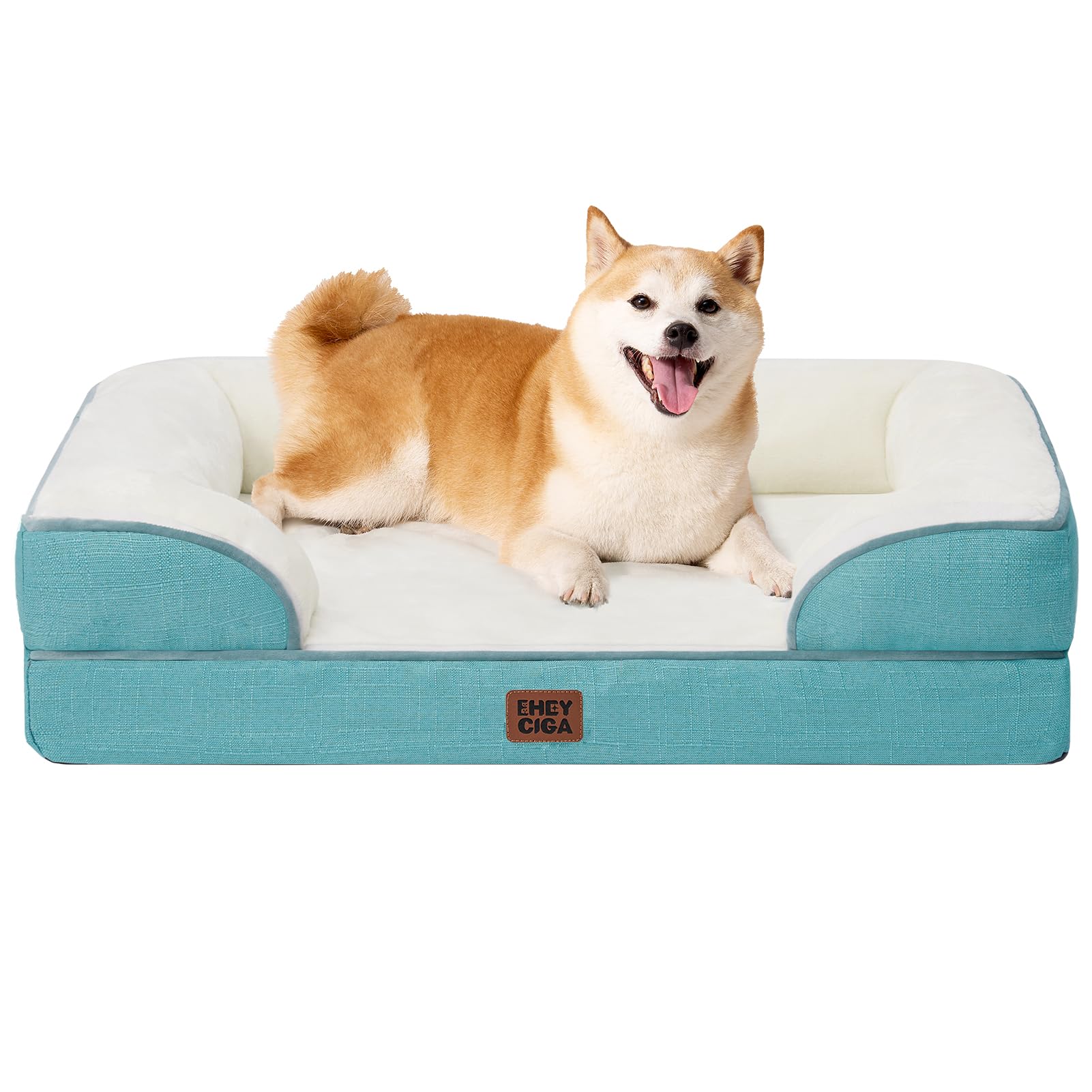 Cama ortopédica EHEYCIGA con espuma memoria para perros grandes
