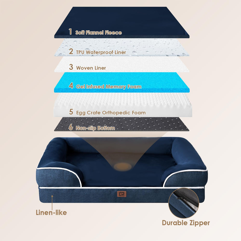 Funda lavable y desmontable para limpieza fácil.