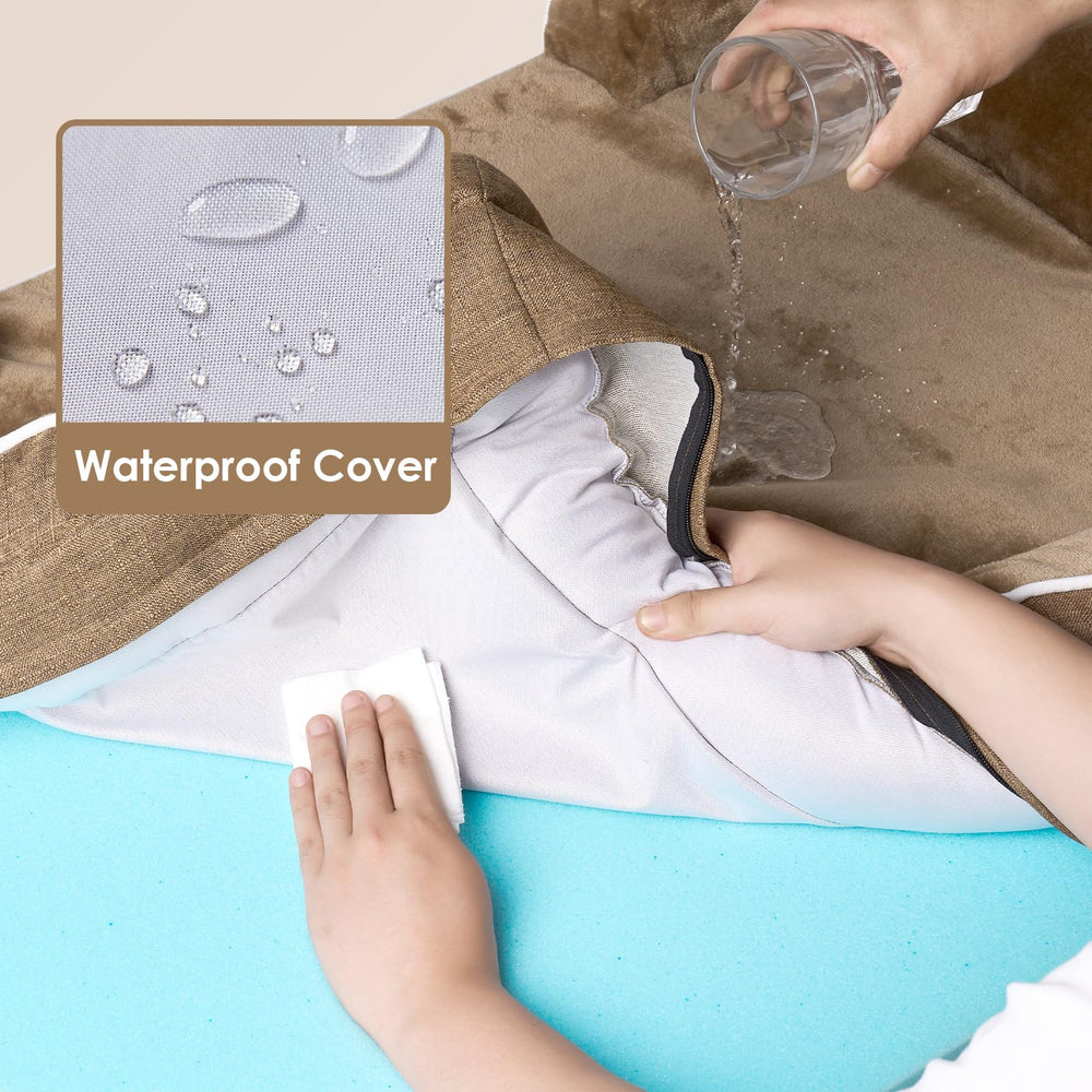 Cama EHEYCIGA con funda impermeable y base antideslizante para perros XXL