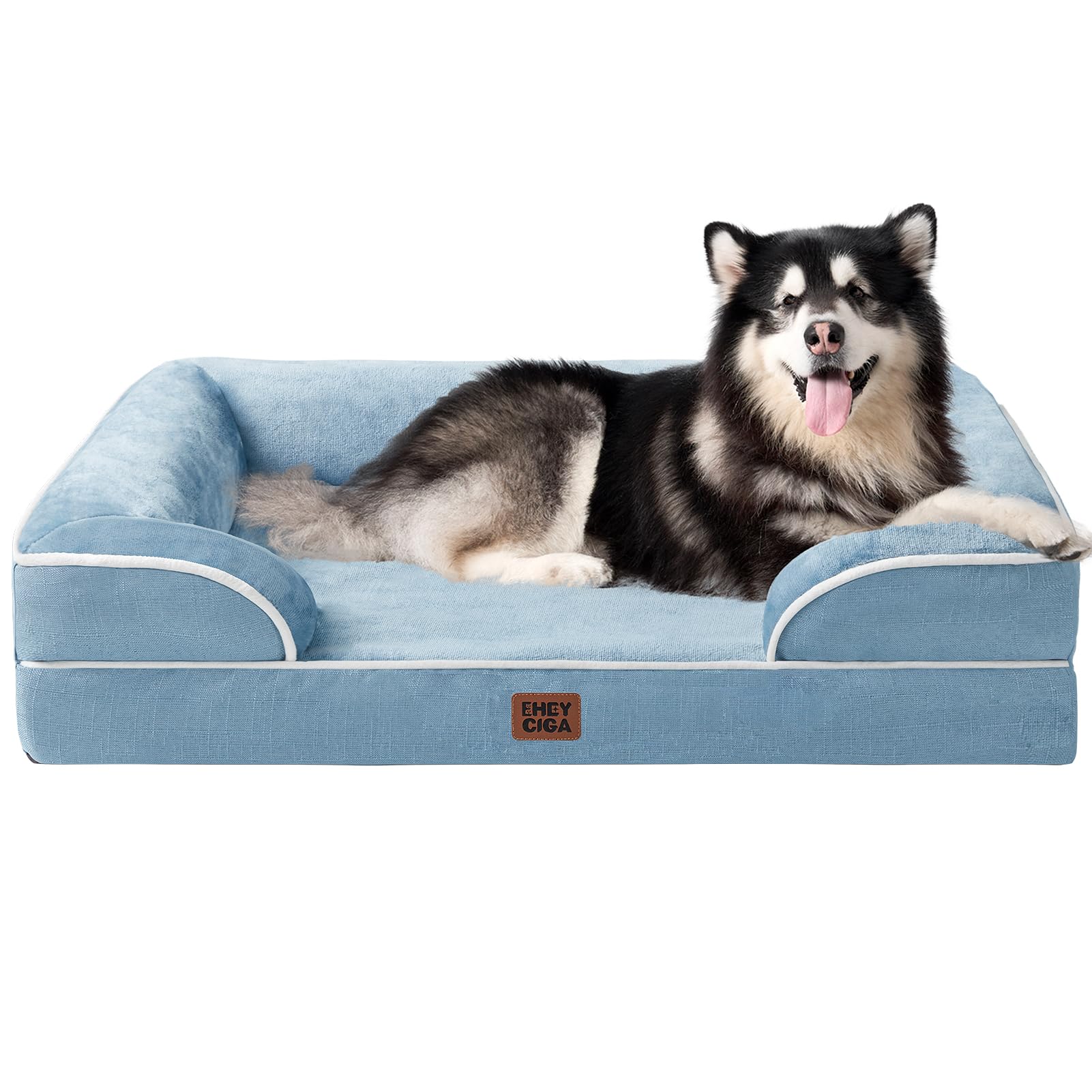 Cama ortopédica EHEYCIGA para perros extra grande con soporte cómodo y duradero.