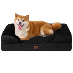 Cama ortopédica EHEYCIGA para perros grandes, vista general y diseño