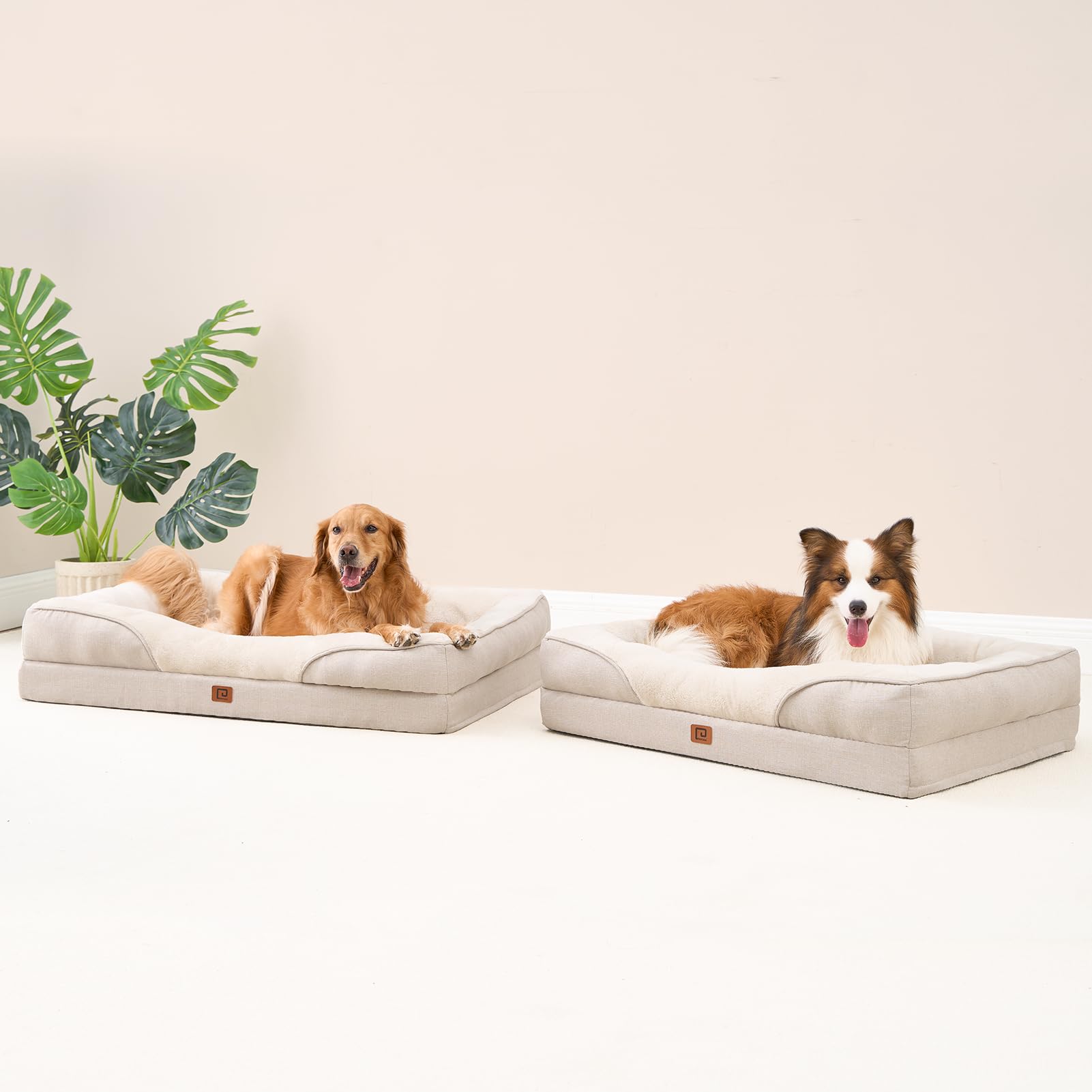 Beige elegante y suave de EHEYCIGA para un rincón acogedor.
