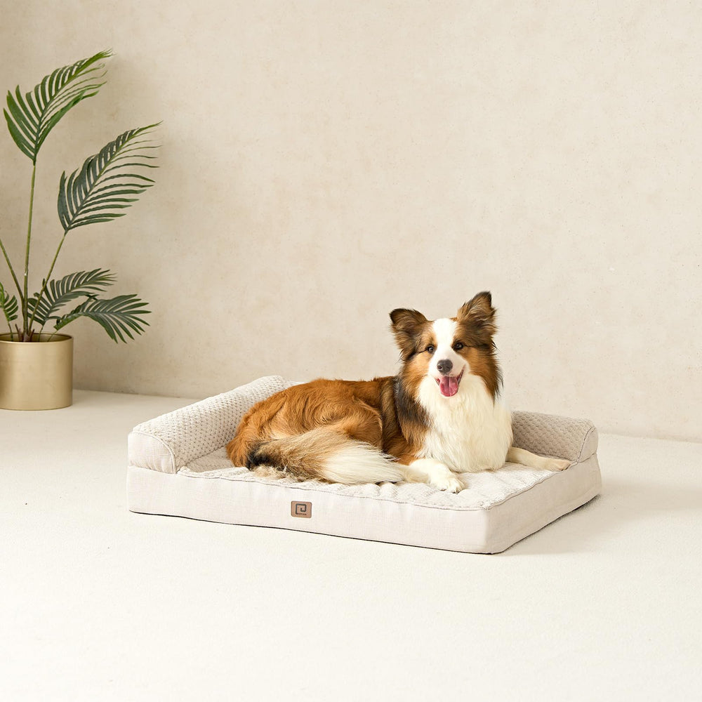 Color beige neutro de la cama EHEYCIGA para jaula