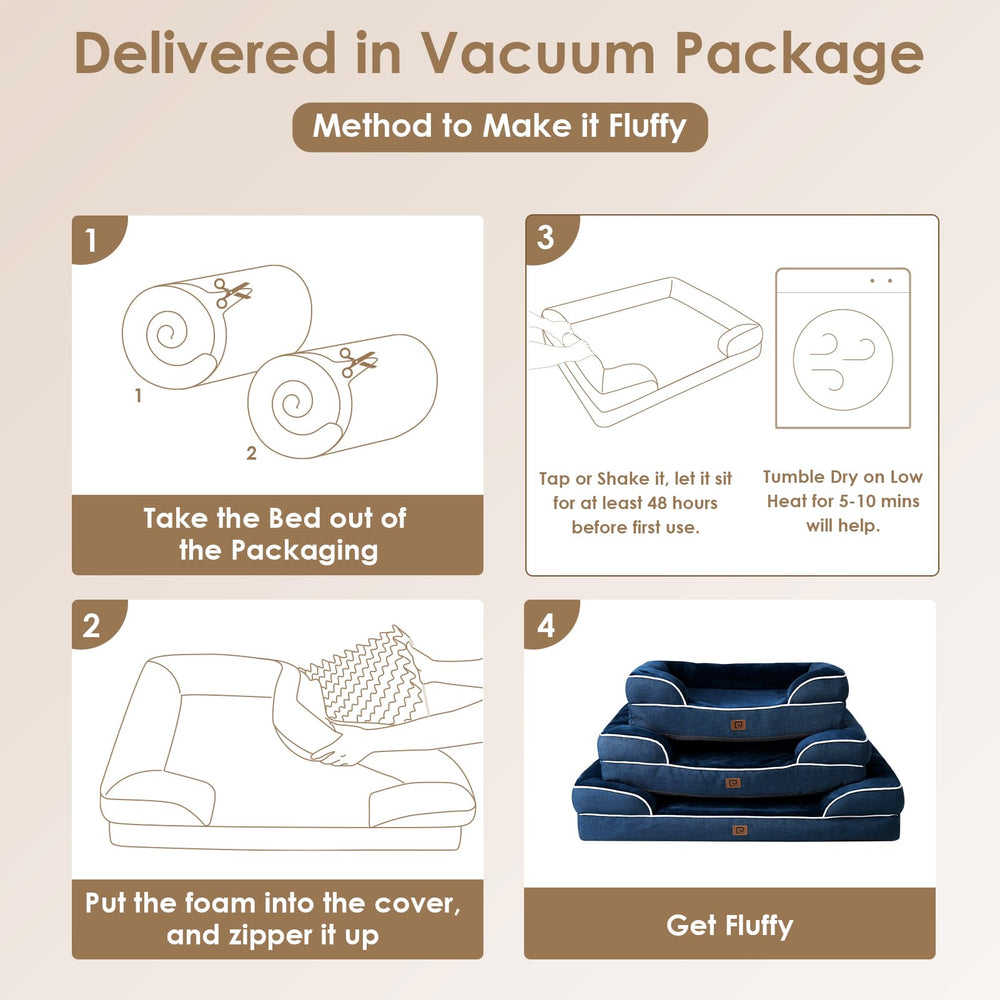 Funda desmontable y lavable facilita el cuidado regular.
