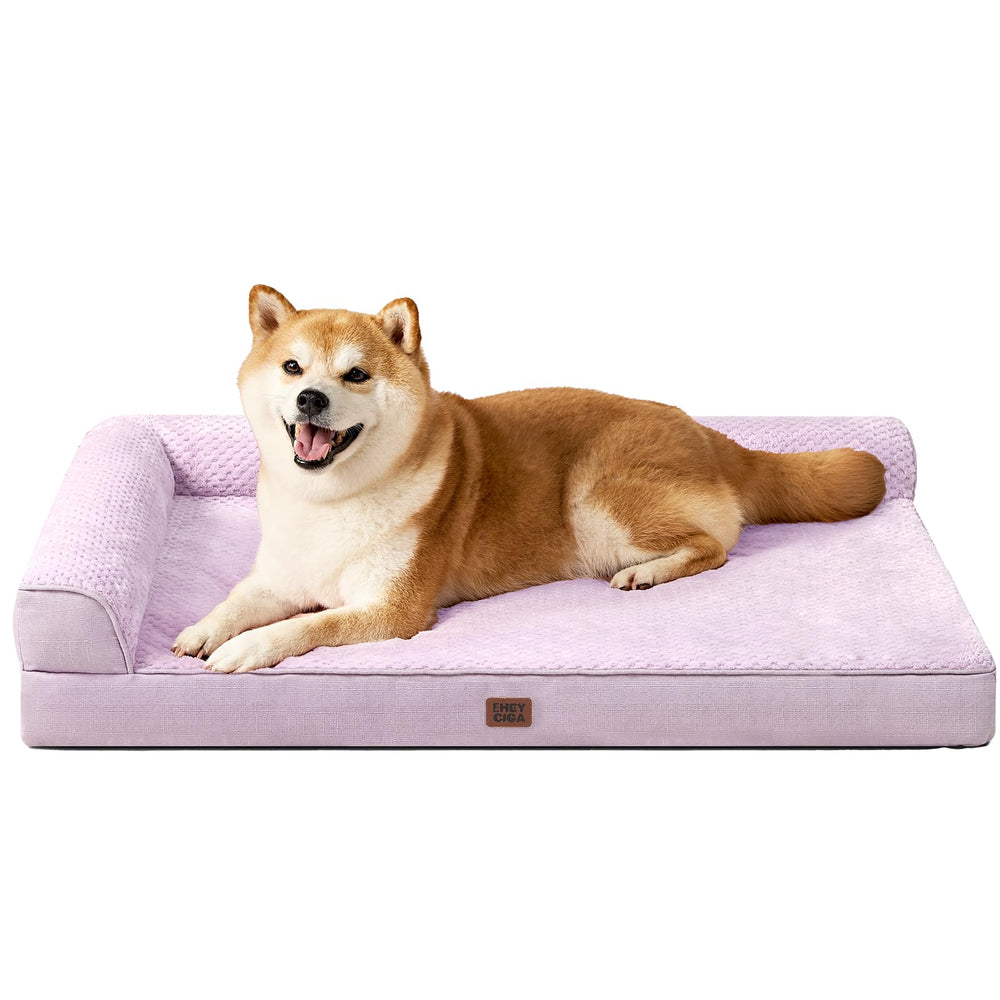 Cama EHEYCIGA con diseño en L para soporte del cuello.