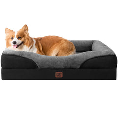 Cama para perro EHEYCIGA con espuma memoria para soporte cómodo