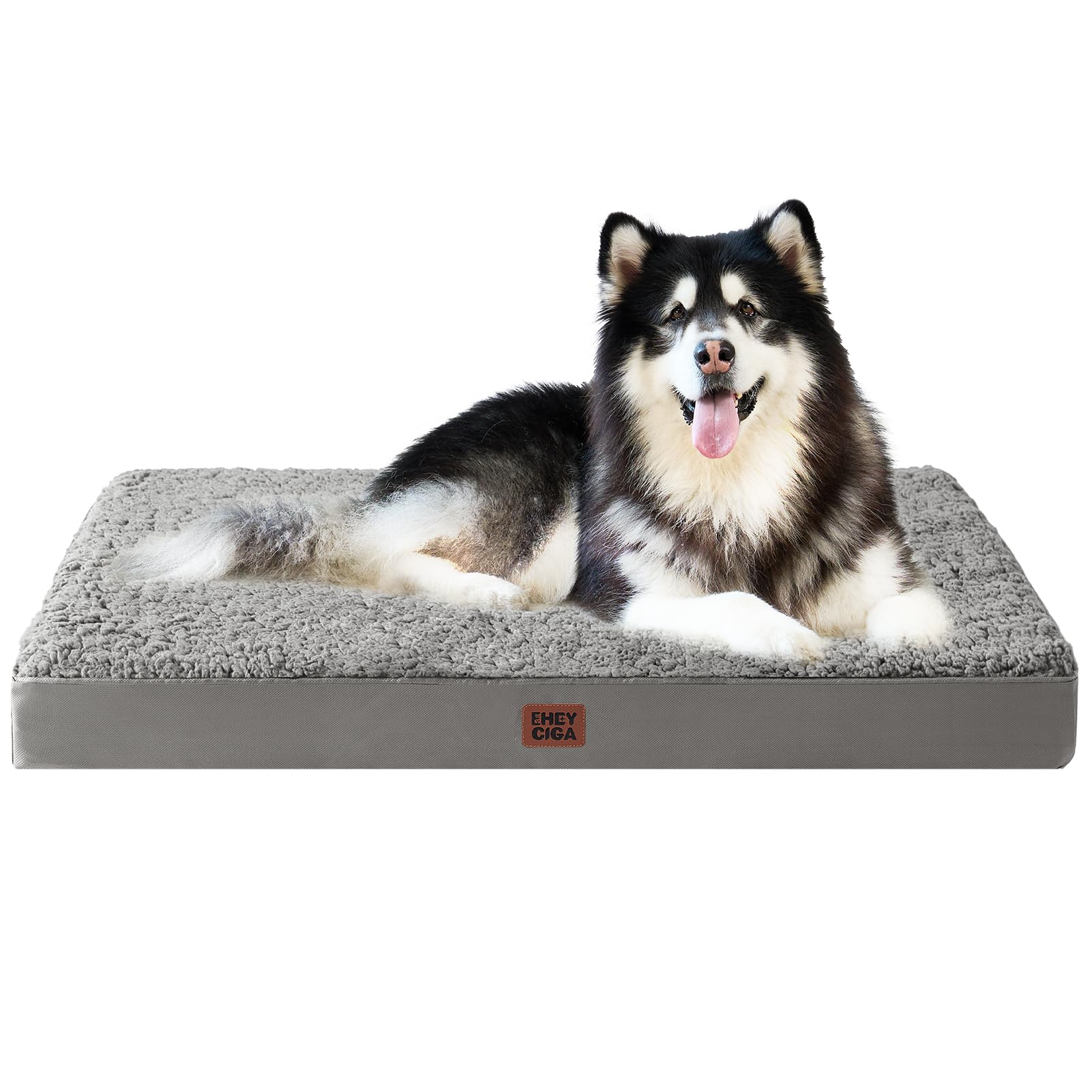 Cama ortopédica EHEYCIGA XXL con frente de espuma para perros grandes