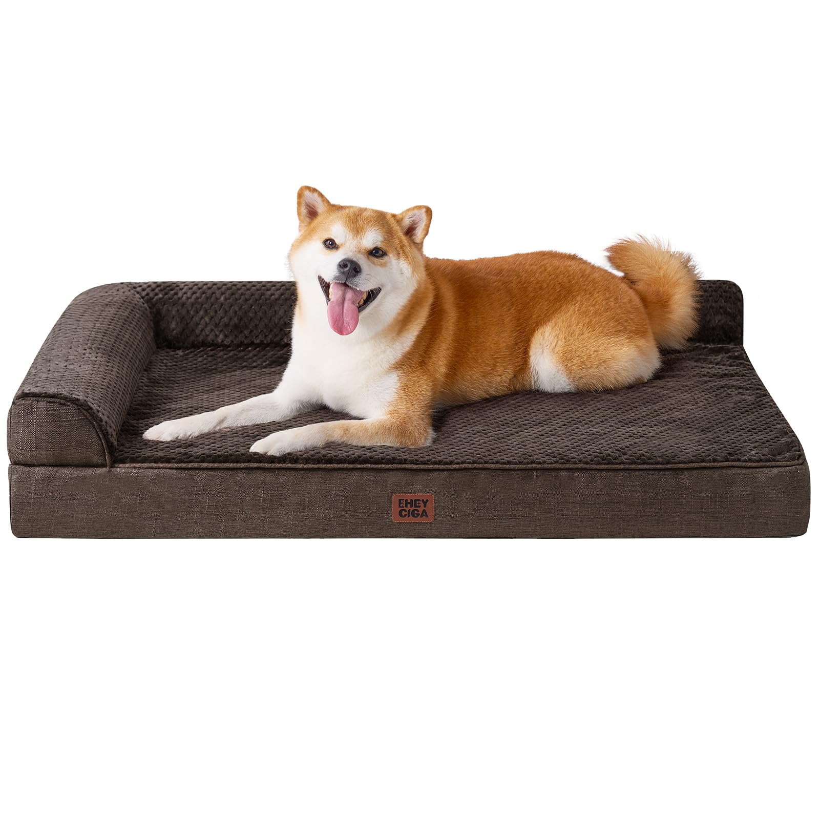 Cama EHEYCIGA con espuma viscoelástica para confort y soporte.