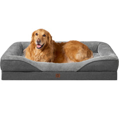 Cama para perro EHEYCIGA con espuma viscoelástica para mayor confort nocturno.